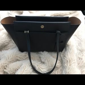 Tory Burch Robinson black tote